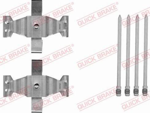 QUICK BRAKE 1091804 — Zestaw akcesoriów, klocki hamulcowe
