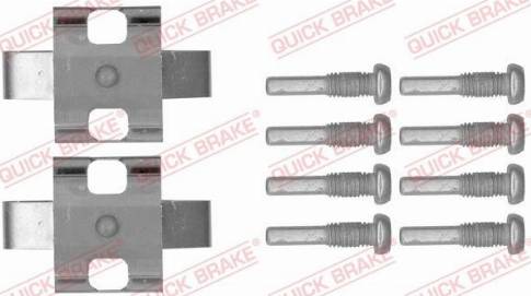 QUICK BRAKE 1091802 — Zestaw akcesoriów, klocki hamulcowe