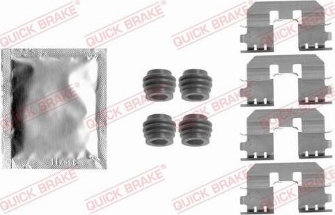 QUICK BRAKE 1091810 — Zestaw akcesoriów, klocki hamulcowe