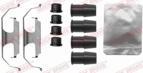 QUICK BRAKE 1091889 — Zestaw akcesoriów, klocki hamulcowe