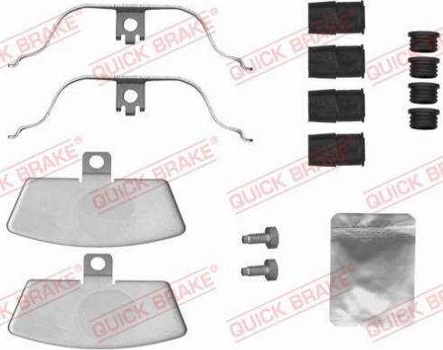 QUICK BRAKE 1091880 - ZESTAW INST. KLOCKÓW HAM. AUDI P. A6-A7-A8 2.0-4.2 TDI 10-