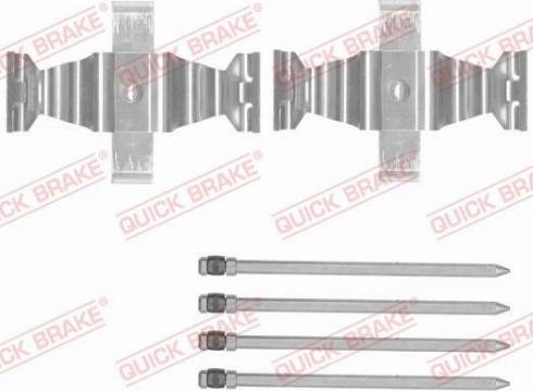 QUICK BRAKE 1091829 — Zestaw akcesoriów, klocki hamulcowe