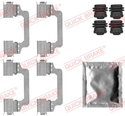 QUICK BRAKE 1091821 - Zestaw akcesoriów do klocków hamulcowych tarczowych, zawierający części potrzebne do montażu, naprawy lub serwisu