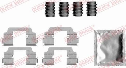 QUICK BRAKE 1091828 — Zestaw akcesoriów, klocki hamulcowe