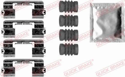 QUICK BRAKE 1091875 — Zestaw akcesoriów, klocki hamulcowe