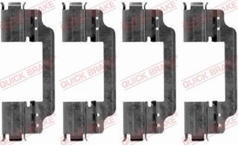 QUICK BRAKE 109-1871 - ZESTAW INST. KLOCKÓW HAM. DB T. SL R231 5.5 AMG 12-