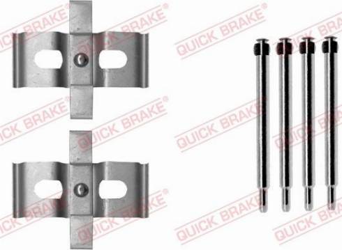QUICK BRAKE 1091878 — Zestaw akcesoriów, klocki hamulcowe