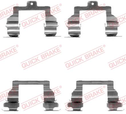 QUICK BRAKE 1091291 — Zestaw akcesoriów, klocki hamulcowe