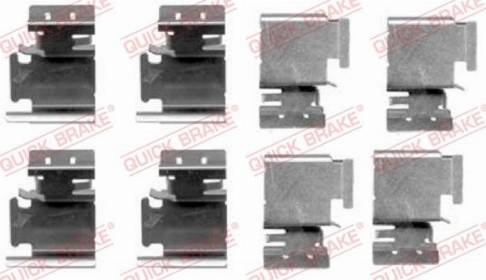 QUICK BRAKE 1091298 - ZESTAW INST. KLOCKÓW HAM. ALFA-AUDI-CITROEN-FIAT-FORD -OPEL-TOYOTA-VW