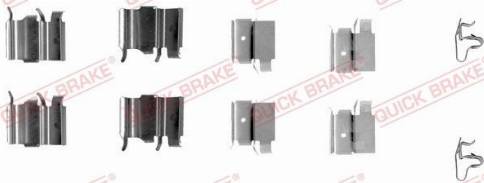QUICK BRAKE 1091240 — Zestaw akcesoriów, klocki hamulcowe