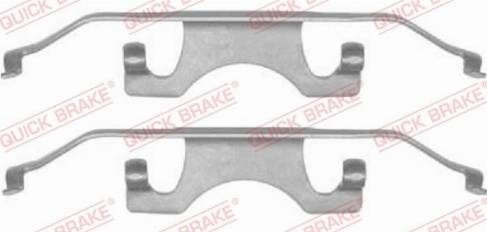 QUICK BRAKE 1091241 — Zestaw akcesoriów, klocki hamulcowe
