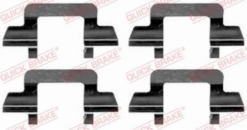 QUICK BRAKE 1091243 — Zestaw akcesoriów, klocki hamulcowe