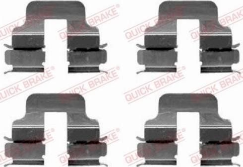 QUICK BRAKE 1091247 — Zestaw akcesoriów, klocki hamulcowe