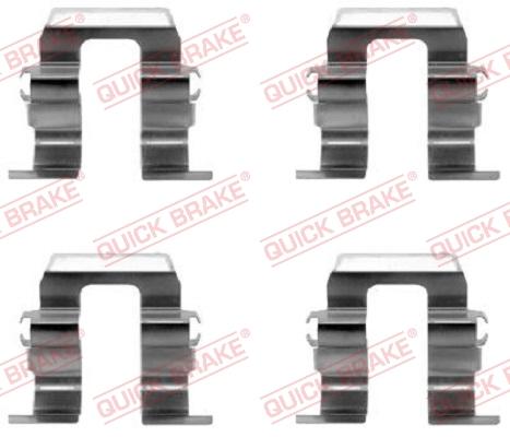 QUICK BRAKE 1091259 — Zestaw akcesoriów, klocki hamulcowe