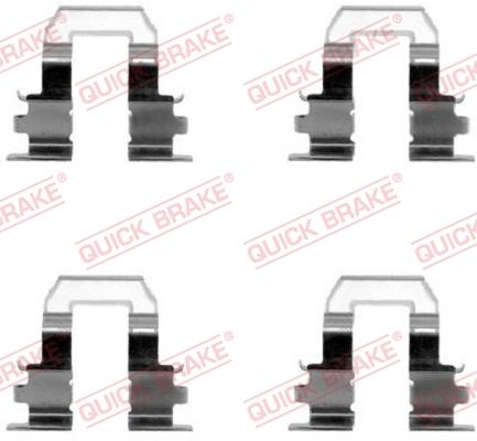QUICK BRAKE 1091255 — Zestaw akcesoriów, klocki hamulcowe