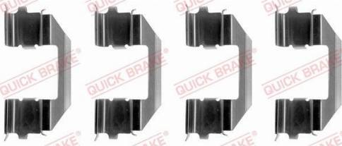 QUICK BRAKE 1091258 — Zestaw akcesoriów, klocki hamulcowe