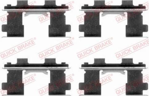 QUICK BRAKE 1091253 — Zestaw akcesoriów, klocki hamulcowe