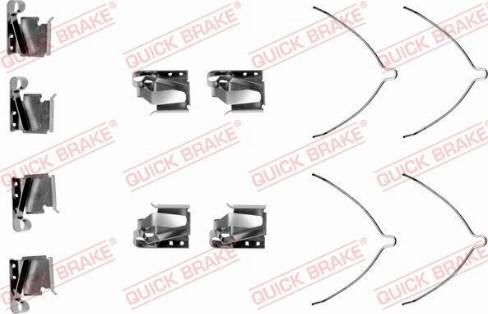 QUICK BRAKE 1091269 — Zestaw akcesoriów, klocki hamulcowe