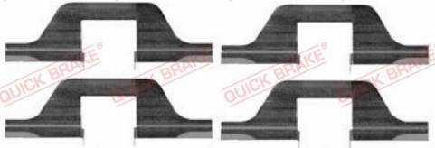 QUICK BRAKE 1091263 — Zestaw akcesoriów, klocki hamulcowe