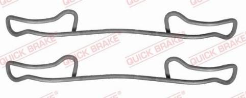 QUICK BRAKE 1091200 — Zestaw akcesoriów, klocki hamulcowe