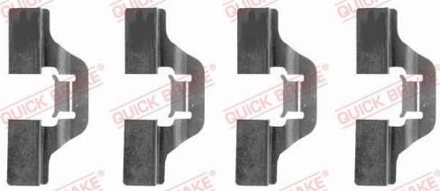 QUICK BRAKE 1091211 — Zestaw akcesoriów, klocki hamulcowe