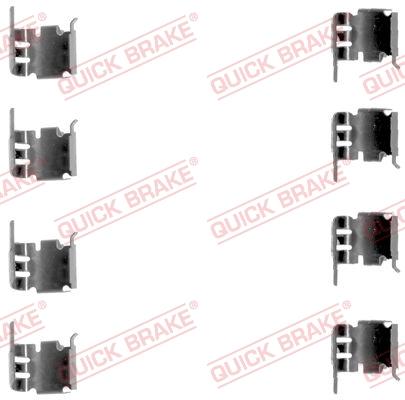 QUICK BRAKE 1091286 — Zestaw akcesoriów, klocki hamulcowe