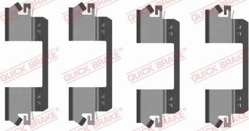 QUICK BRAKE 1091234 — Zestaw akcesoriów, klocki hamulcowe