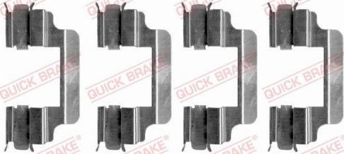 QUICK BRAKE 1091231 — Zestaw akcesoriów, klocki hamulcowe