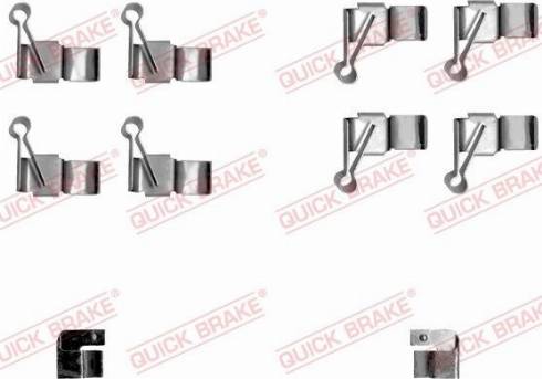 QUICK BRAKE 1091238 — Zestaw akcesoriów, klocki hamulcowe