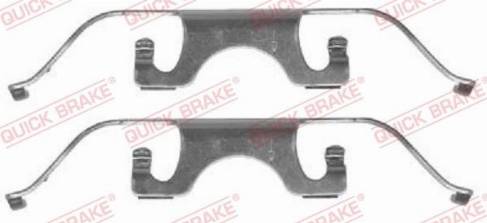 QUICK BRAKE 1091224 — Zestaw akcesoriów, klocki hamulcowe
