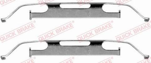 QUICK BRAKE 1091223 — Zestaw akcesoriów, klocki hamulcowe