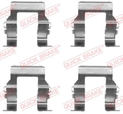 QUICK BRAKE 1091279 — Zestaw akcesoriów, klocki hamulcowe