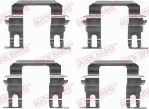 QUICK BRAKE 1091275 — Zestaw akcesoriów, klocki hamulcowe