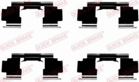 QUICK BRAKE 1091276 — Zestaw akcesoriów, klocki hamulcowe