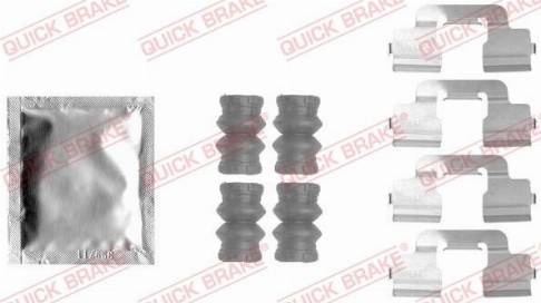 QUICK BRAKE 1091797 — Zestaw akcesoriów, klocki hamulcowe