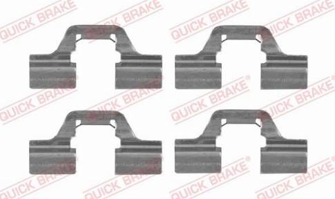 QUICK BRAKE 1091749 - ZESTAW INST. KLOCKÓW HAM. RENAULT T. CLIO-MEGANE-MODUS-SCENIC 00-
