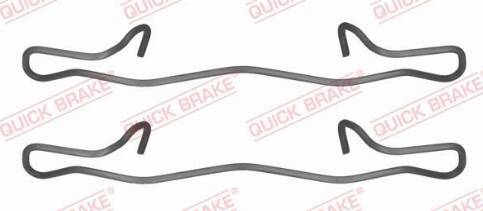 QUICK BRAKE 1091755 — Zestaw akcesoriów, klocki hamulcowe