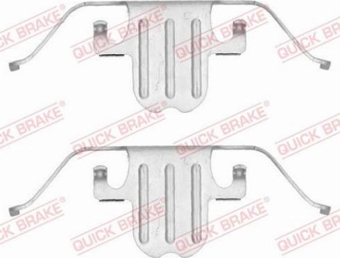 QUICK BRAKE 1091751 — Zestaw akcesoriów, klocki hamulcowe