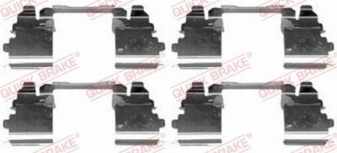 QUICK BRAKE 1091768 — Zestaw akcesoriów, klocki hamulcowe