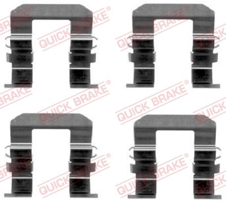 QUICK BRAKE 1091704 — Zestaw akcesoriów, klocki hamulcowe
