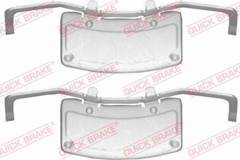 QUICK BRAKE 1091706 — Zestaw akcesoriów, klocki hamulcowe