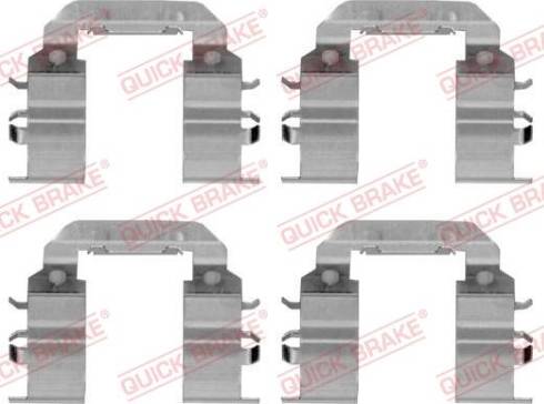 QUICK BRAKE 1091782 - Zestaw montażowy klocka hamulcowego