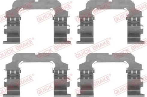 QUICK BRAKE 1091738 - ZESTAW INST. KLOCKÓW HAM. NISSAN P. PATROL 97-