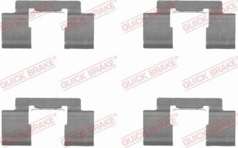 QUICK BRAKE 1091732 — Zestaw akcesoriów, klocki hamulcowe