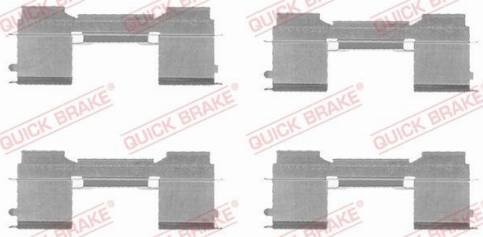 QUICK BRAKE 1091729 - ZESTAW INST. KLOCKÓW HAM. PEUGEOT P. BOXER 06-