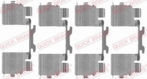 QUICK BRAKE 1091725 — Zestaw akcesoriów, klocki hamulcowe