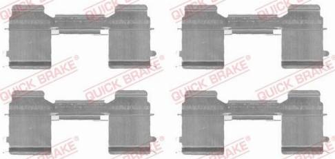 QUICK BRAKE 1091726 — Zestaw akcesoriów, klocki hamulcowe