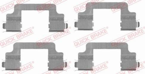 QUICK BRAKE 1091727 — Zestaw akcesoriów, klocki hamulcowe