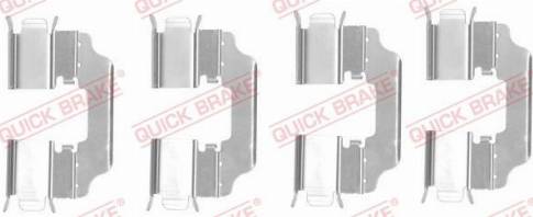 QUICK BRAKE 1091770 — Zestaw akcesoriów, klocki hamulcowe