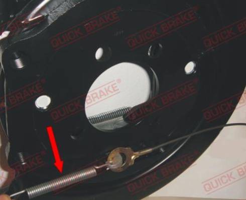 QUICK BRAKE 105-0480 - Zestaw montażowy szczęk hamulcowych